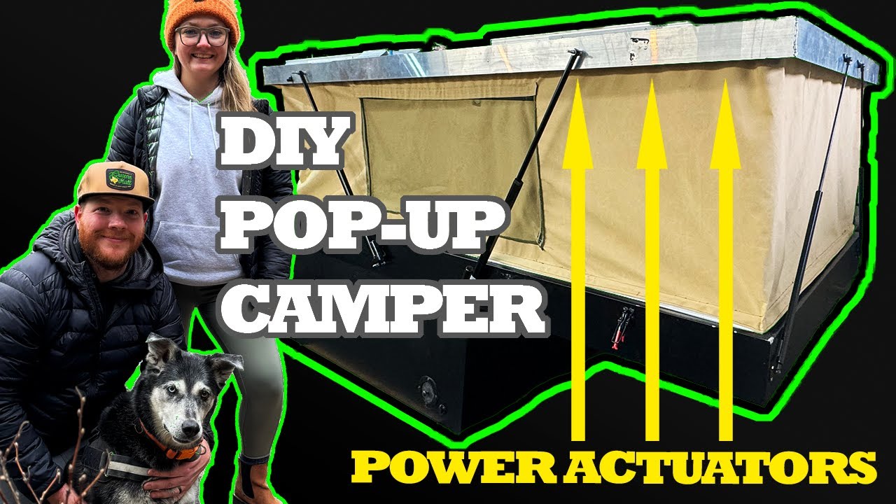 Truck Camper Actuator and tent
