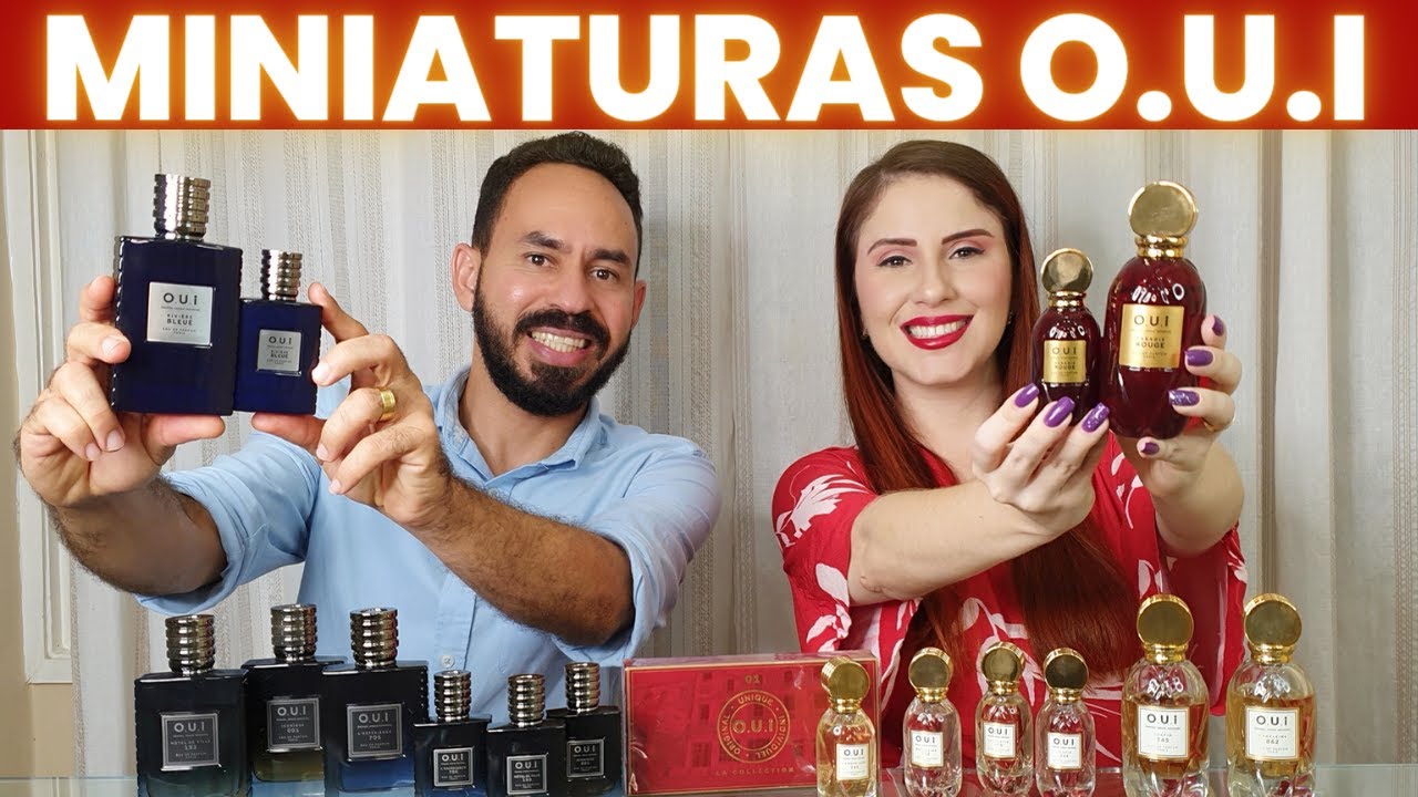 MINIATURAS OUi | COLEÇÃO COMPLETA DE PERFUMES OUi | UM OUi PARA CADA ESTILO E OCASIÃO