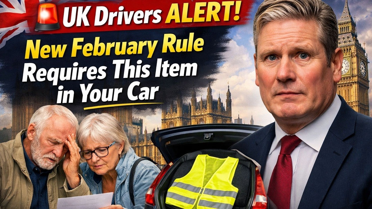 🚨 UK Drivers ALERT! New February Rule Requires This Item in Your Car