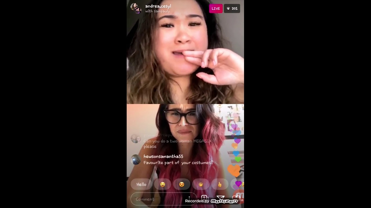 Andrea and Sam's Q&A Instagram Live 6/26/20