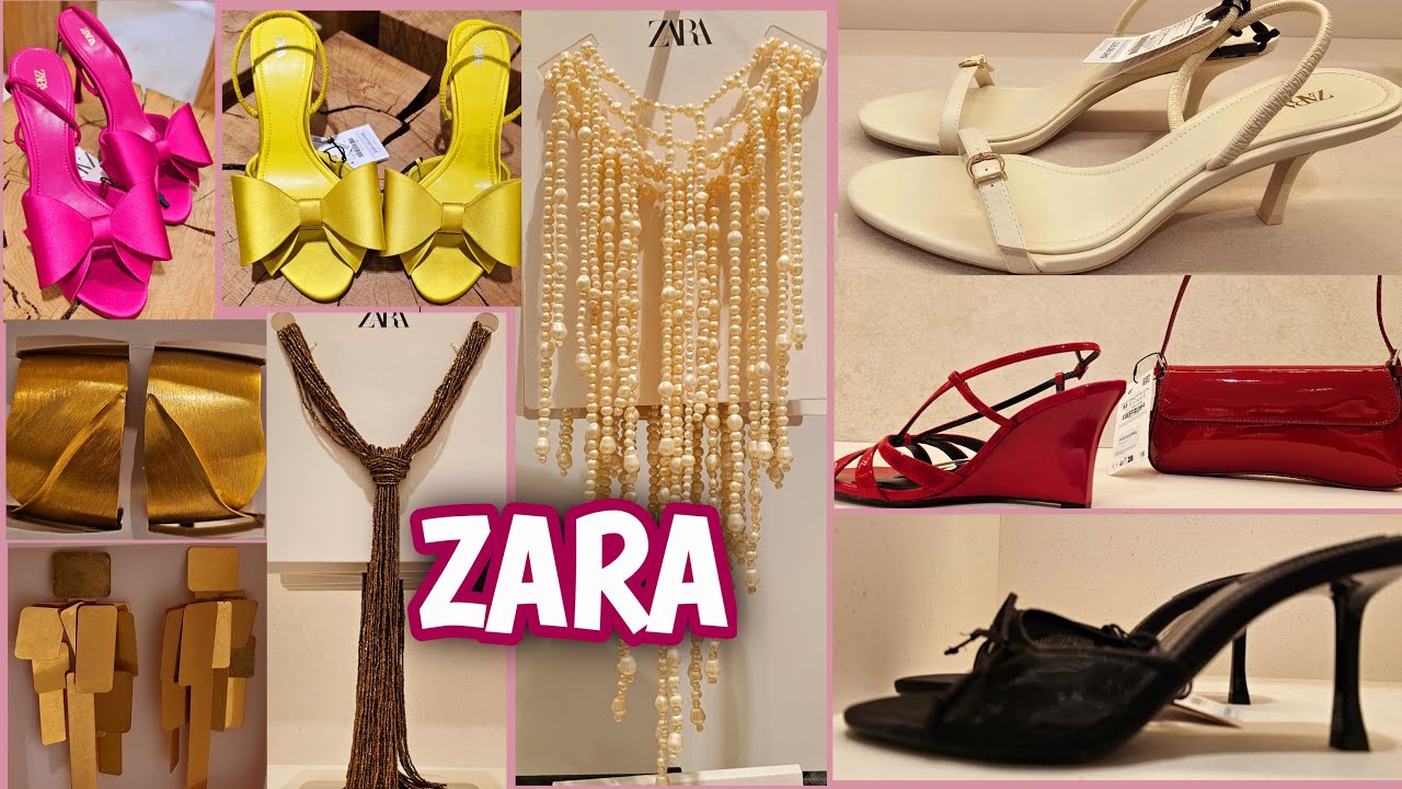 Zara Women's Shoes and Bags Dubai l Zara Jewellery New Collection l August 2024
