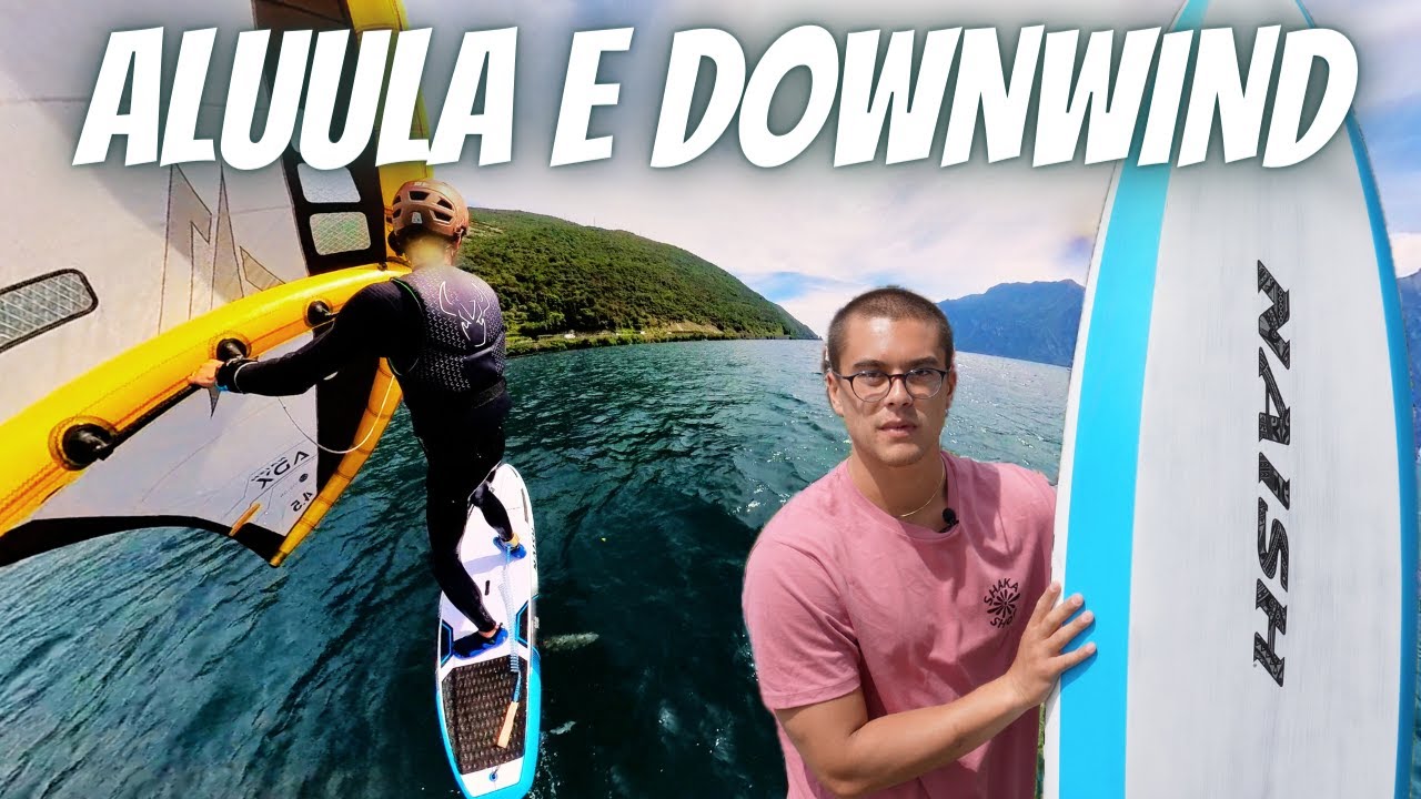 NAISH WINGFOIL 2024 - Wing ADX Nvision in Aluula e tavola Hover DOWNWIND
