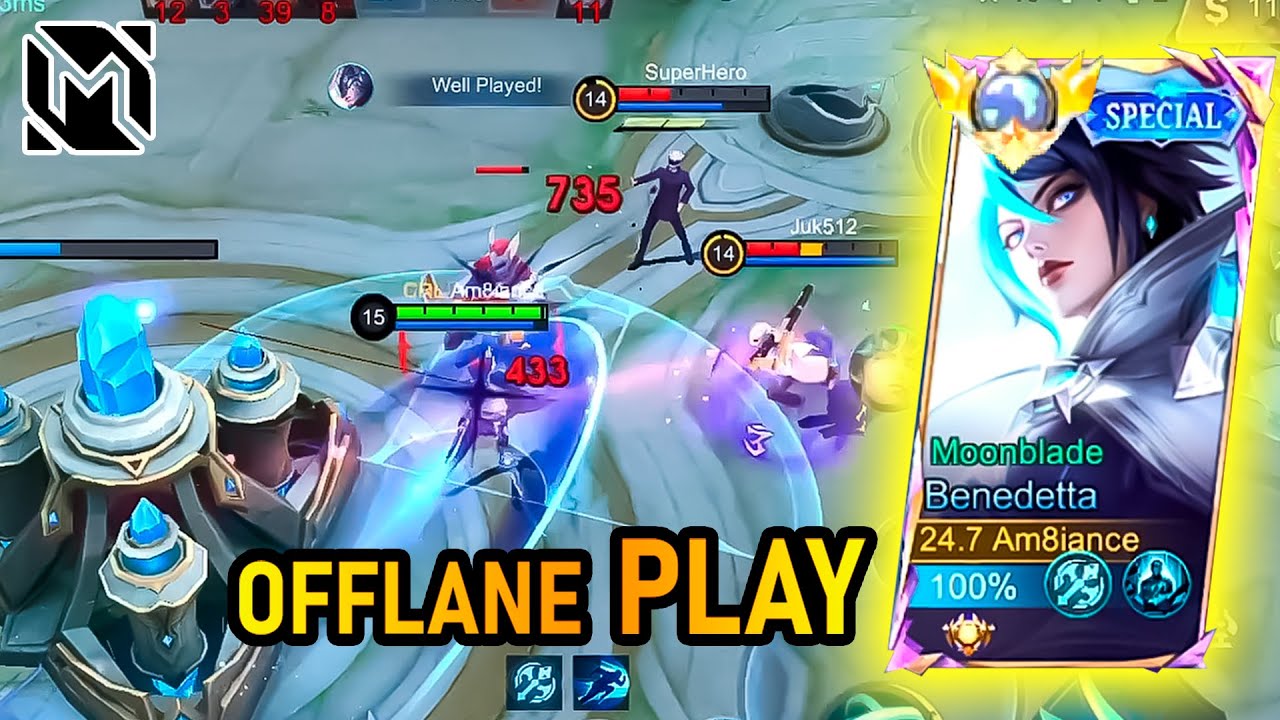 Benedetta Offlane - How to Win? Top Global Benedetta | Gameplay MLBB