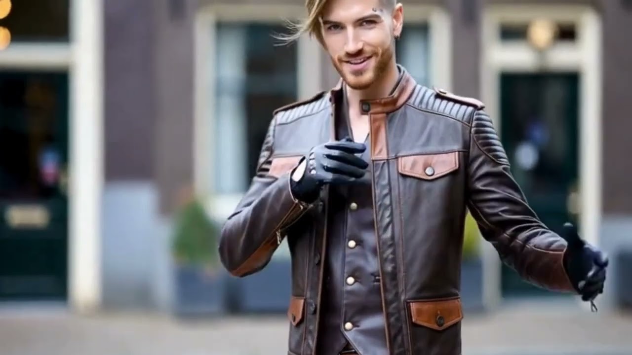 Spectacular style in leather: men's fashion without compromise