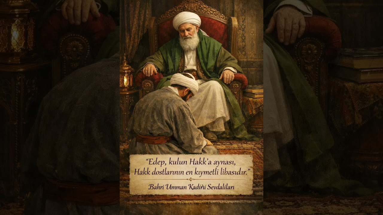 Gezdim Halep ile Şam'ı Eyledim ilmi talep Meğer ilim bir hiç imiş İlla edep illa edep...