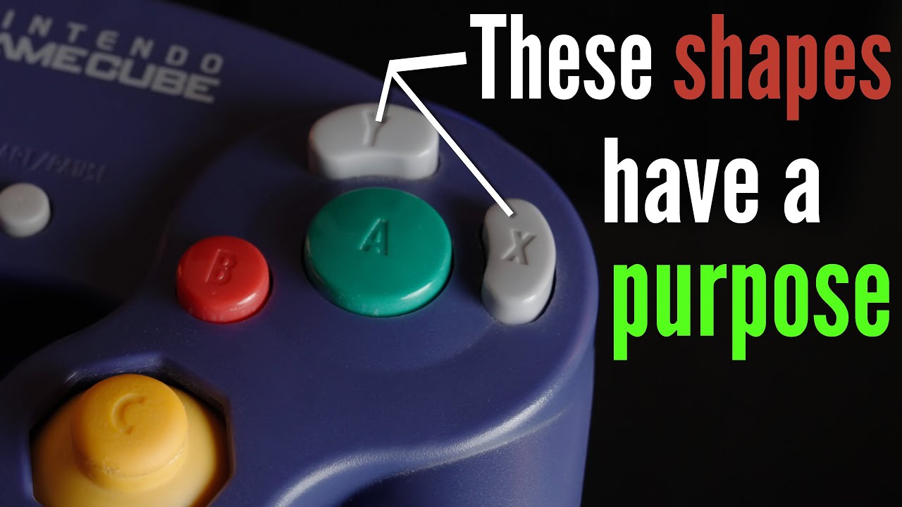 Почему кнопки контроллера GameCube имеют такую ​​форму?
