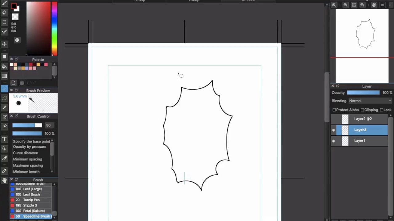 [Medibang Paint Pro desktop version how to] Create Speech bubbles for Comic or Manga