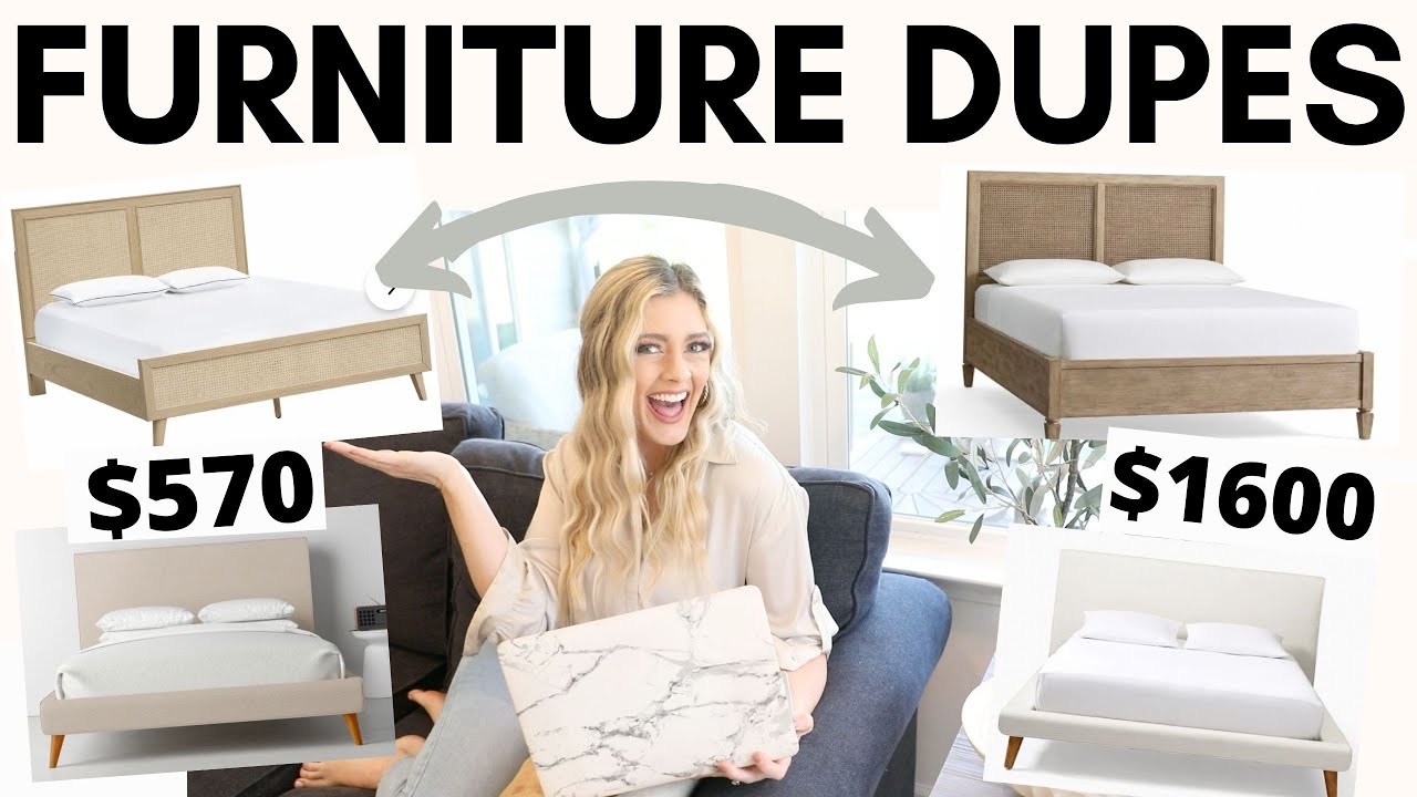 FURNITURE DUPES! || DECORATING ON A BUDGET