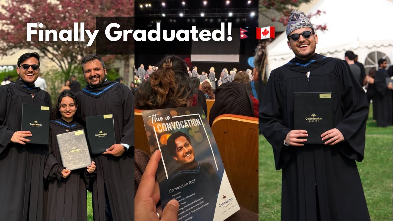 Got Surprised at my Convocation🎓| Nepali in Canada 🇨🇦 🇳🇵