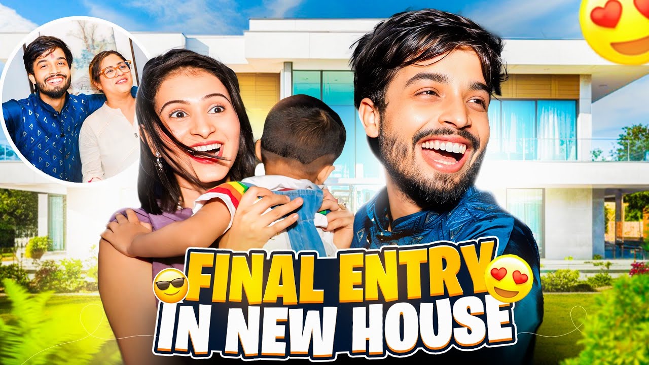 Finally GRAND HOUSE Me ENTRY Karli😱