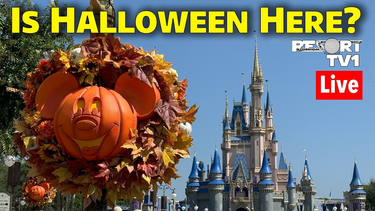 🔴Live: Tranquil Tuesday - Is Halloween Here Early at Magic Kingdom? - 8-4-26 - Walt Disney World