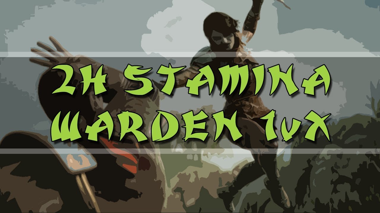 Stamina Warden PvP 1vX - Elder Scrolls Online