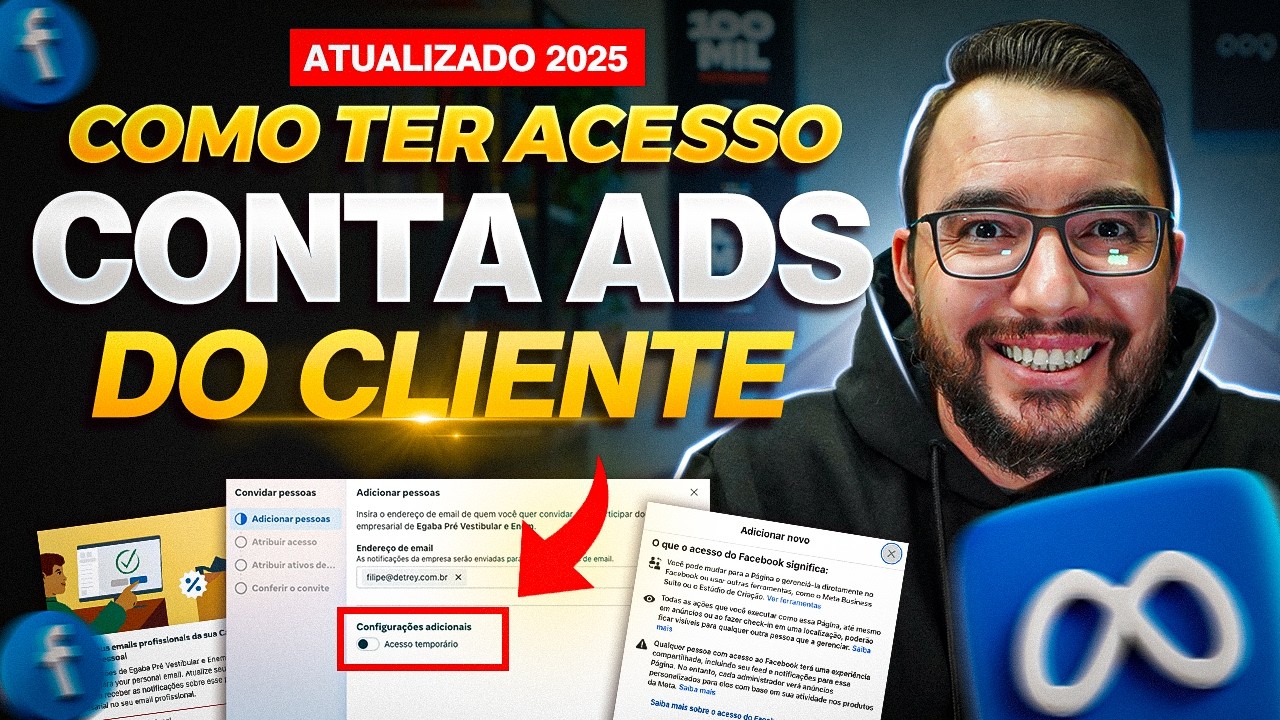 Como Solicitar Acesso ao Facebook Ads, Conta de Anúncios e Página do Cliente [PASSO A PASSO] 🚀