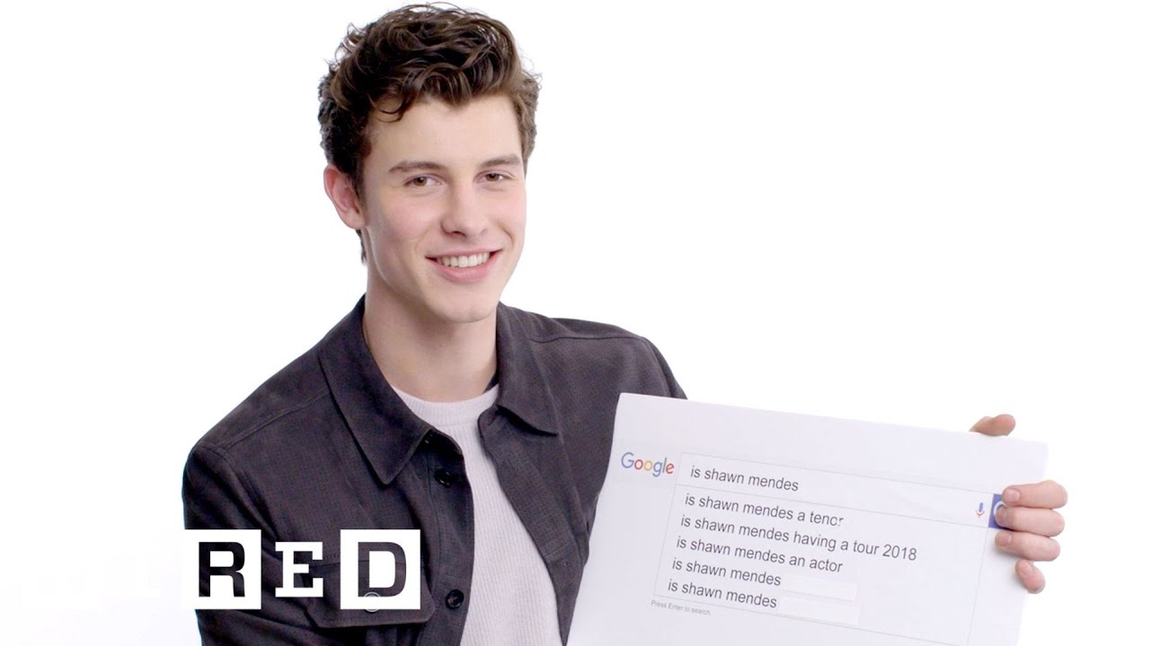 Shawn Mendes Answers the Web's Most Searched Questions | WIRED