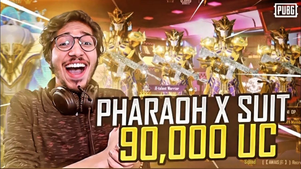 SPENDING $90,000 UC ON PHARAOH X-SUIT | BABA OP  | PUBG MOBILE