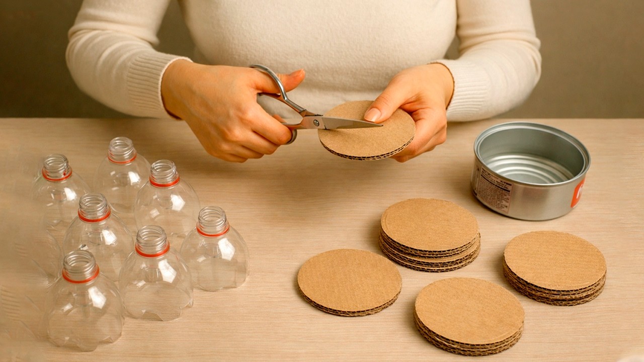 ¡Hago esto y lo vendo rápidamente! Increíble idea con botella, cartón y lata - Día de la madre/mujer