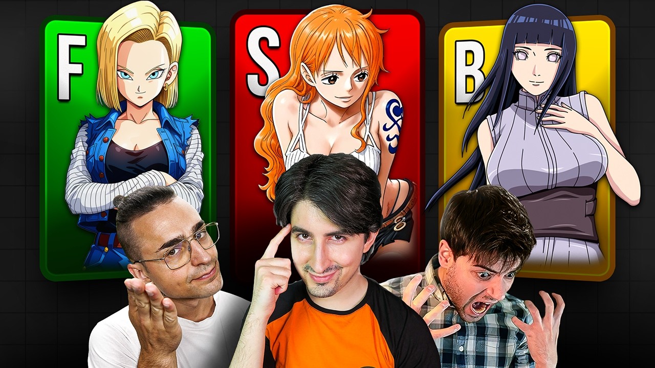 TIER LIST RAGAZZE degli ANIME (amicizia quasi finita) 👀 ft Gioseph Tuberanza e Blaziken68