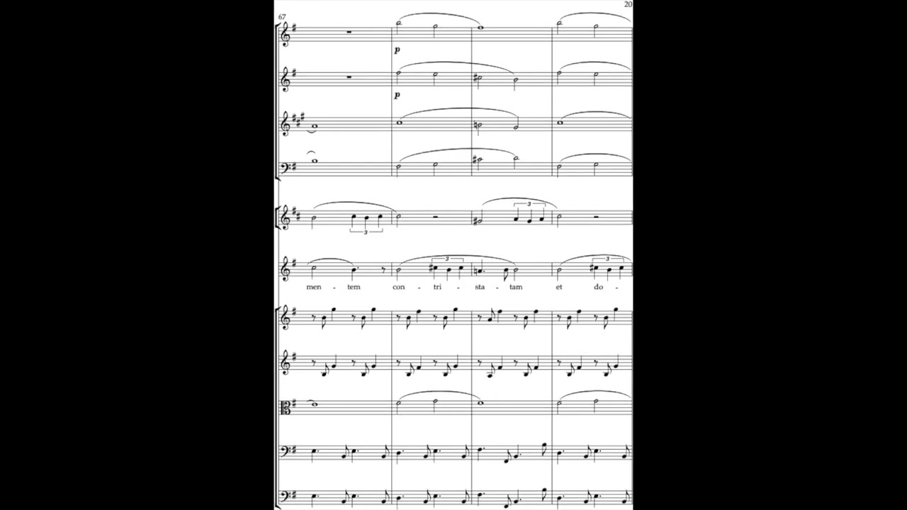 Marco Beretta / Stabat Mater (estratto) score video 