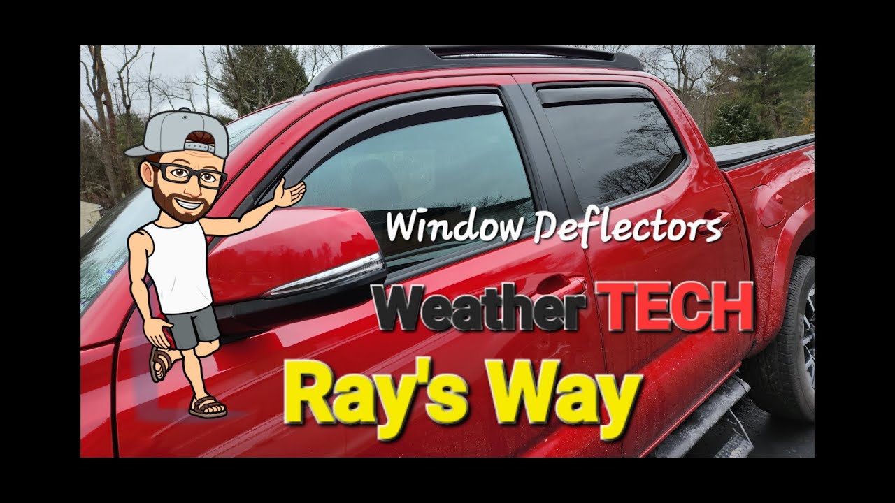 WeatherTECH Window Deflectors for a Tacoma