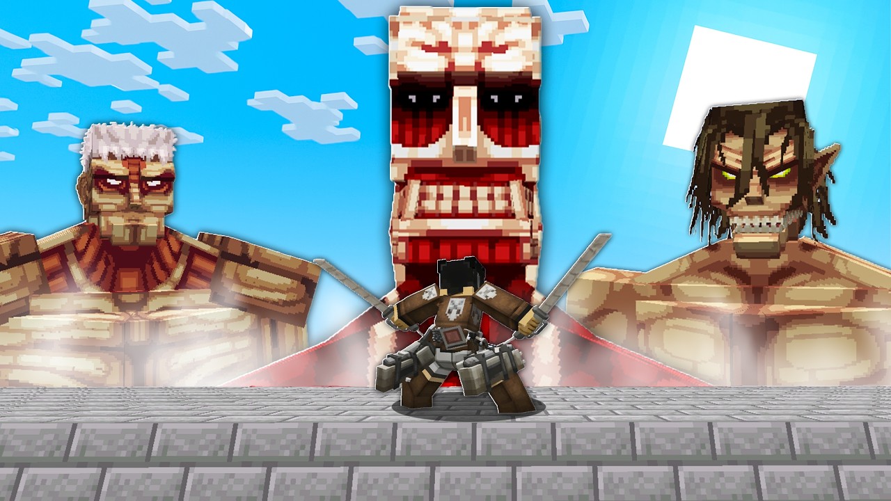 ATTACK ON TITAN in Minecraft