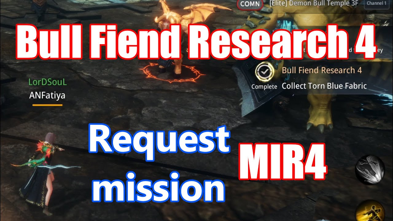 Bull Fiend Research 4 Request MIR4