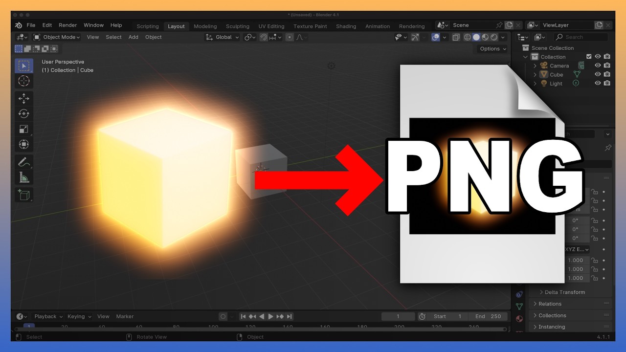 How to EXPORT Bloom in Blender!