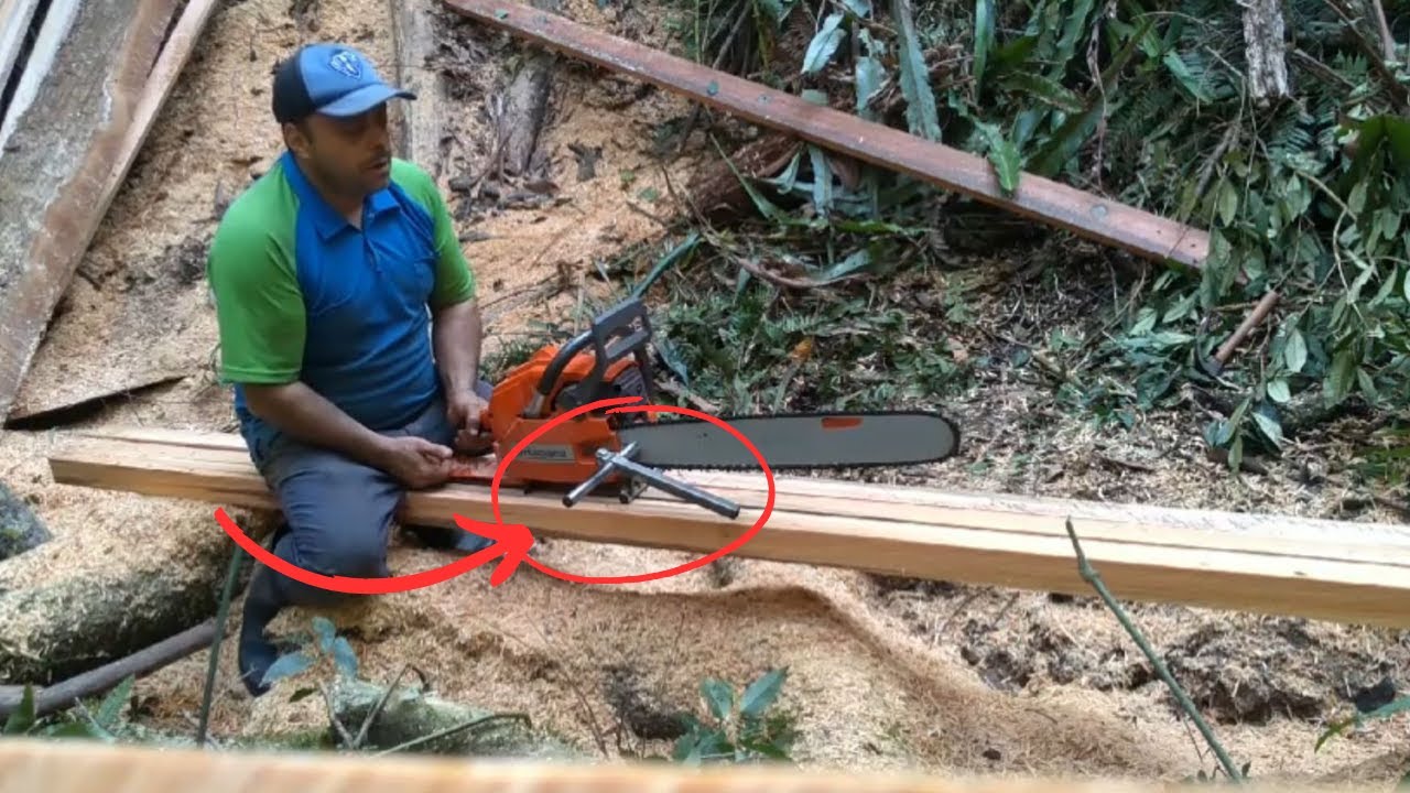 MELHOR GABARITO P/ MOTOSSERA desdobrar madeira para marcenaria/Corte perfeito/vigas, caibros, tábuas