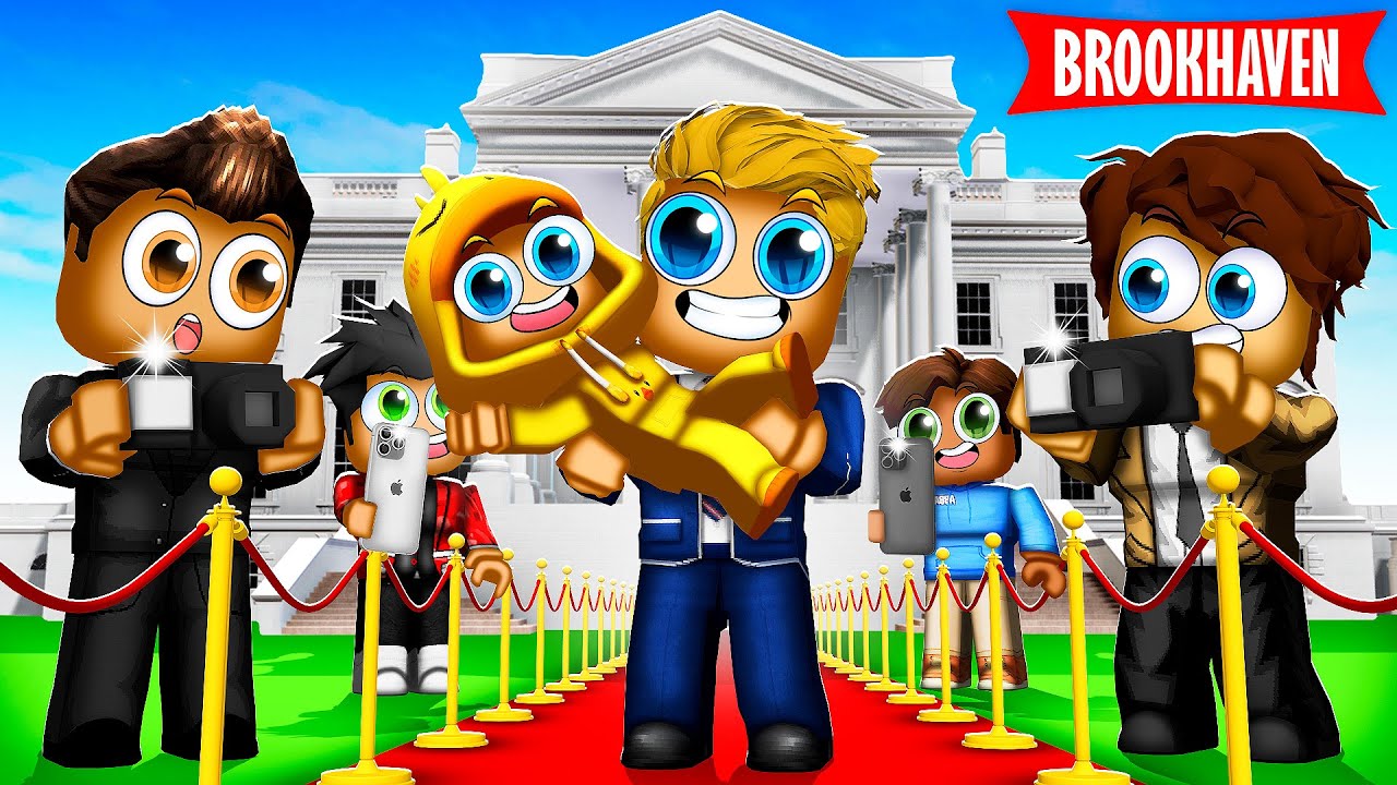 De PRESIDENT ADOPTEERDE MIJ In Brookhaven! (Roblox)