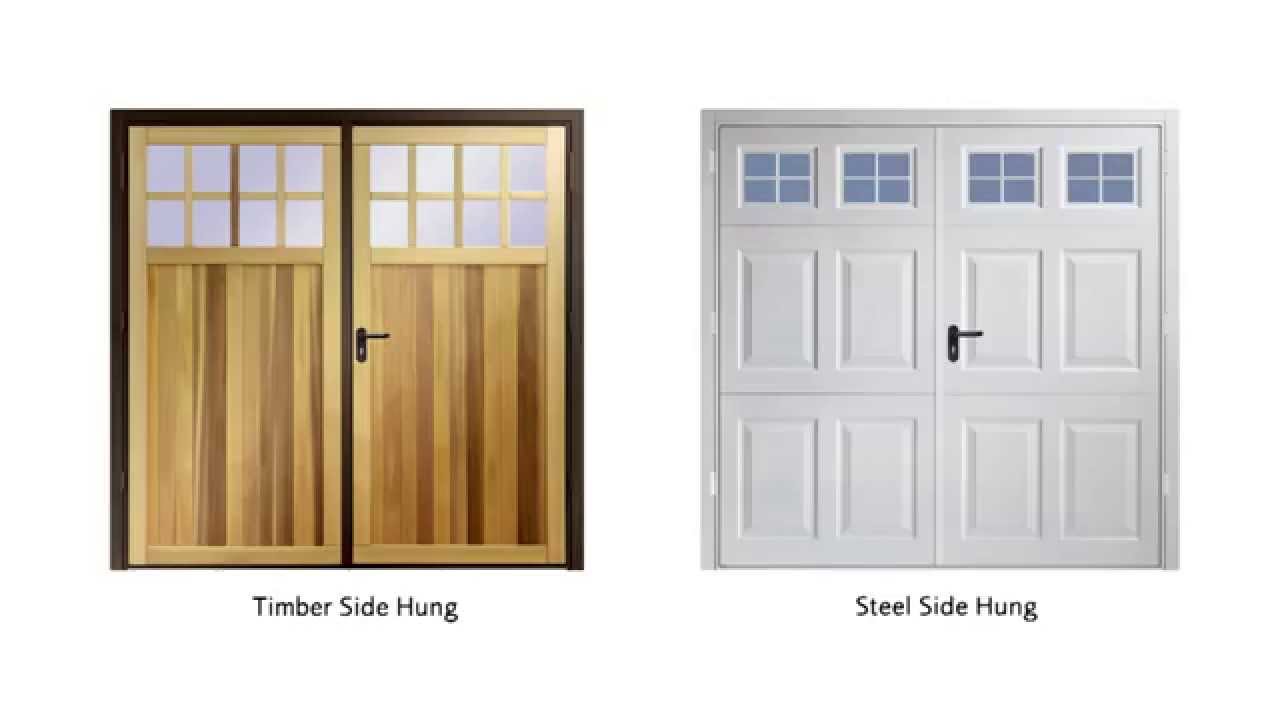 Garador Steel Side Hinged Garage Doors