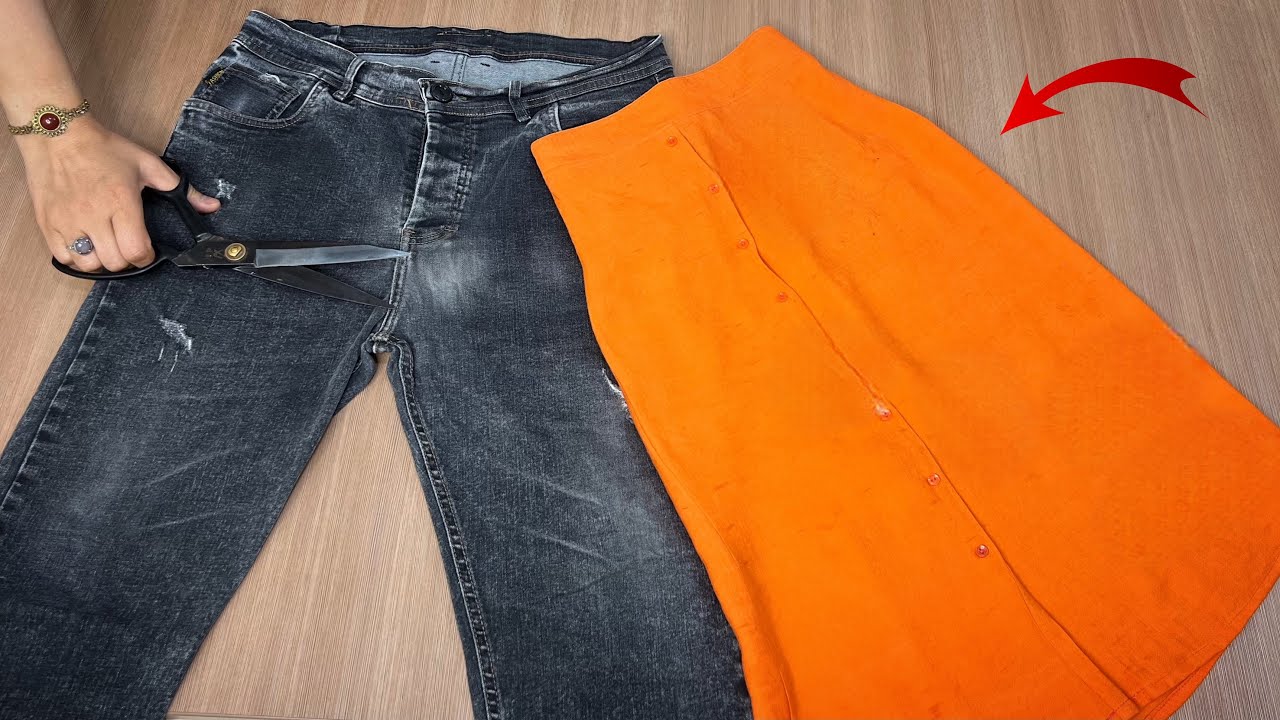 ✅💥 [DIY] Amazing technique!A new idea ♻️ repurposing old clothes ✂️ aprons|Shirt|Pants