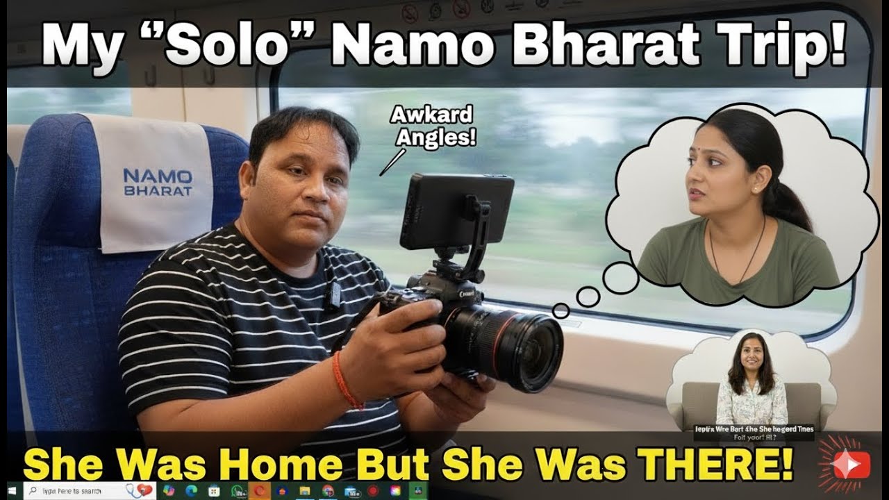 “Namo Bharat First Ride SOLO 😰 Fastest Train Experience from Meerut (30 Min Story Vlog)”