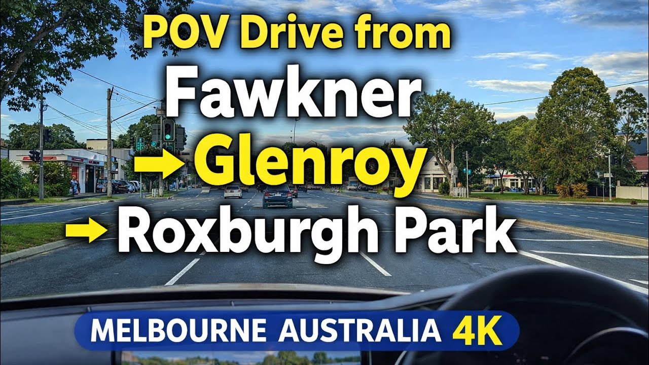 POV Drive from Fawkner to Glenroy to Roxburgh Park | Melbourne Australia 4K
