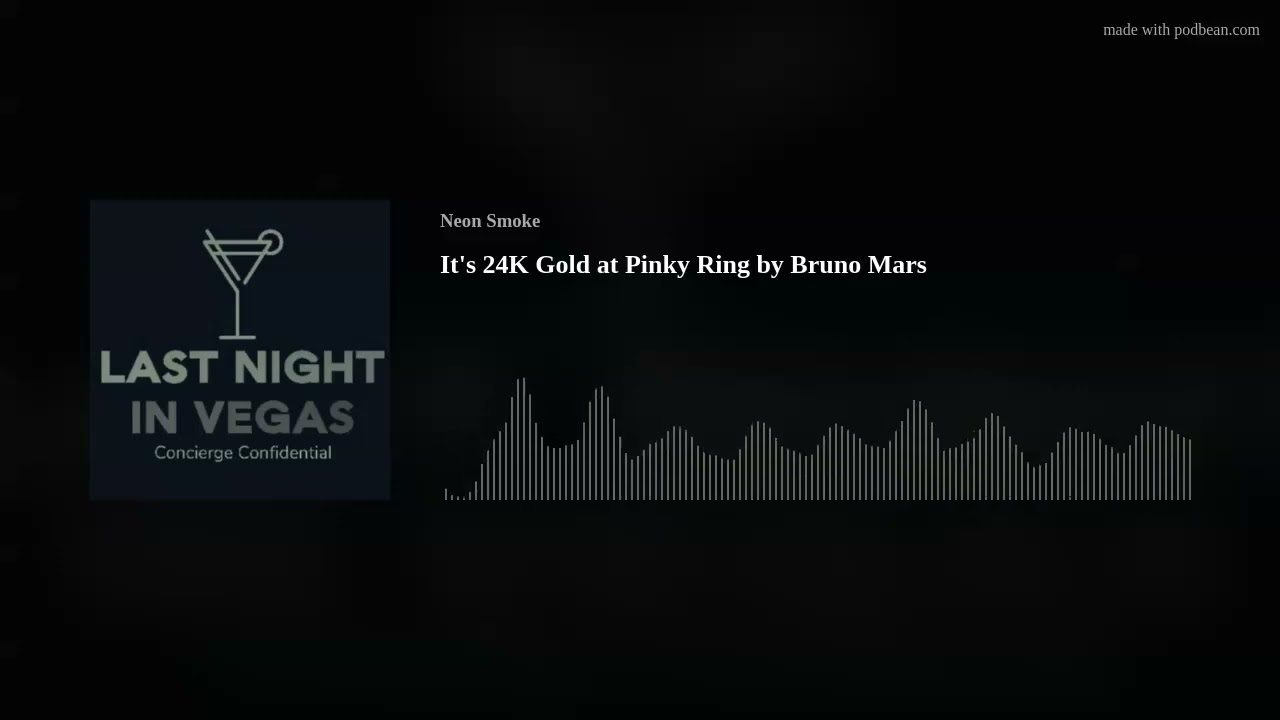 It's 24K Gold at Pinky Ring by Bruno Mars
