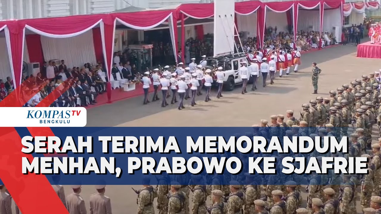 FULL Prabowo Subianto Upacara Serah Terima Memorandum Menhan ke Sjafrie Sjamsoeddin