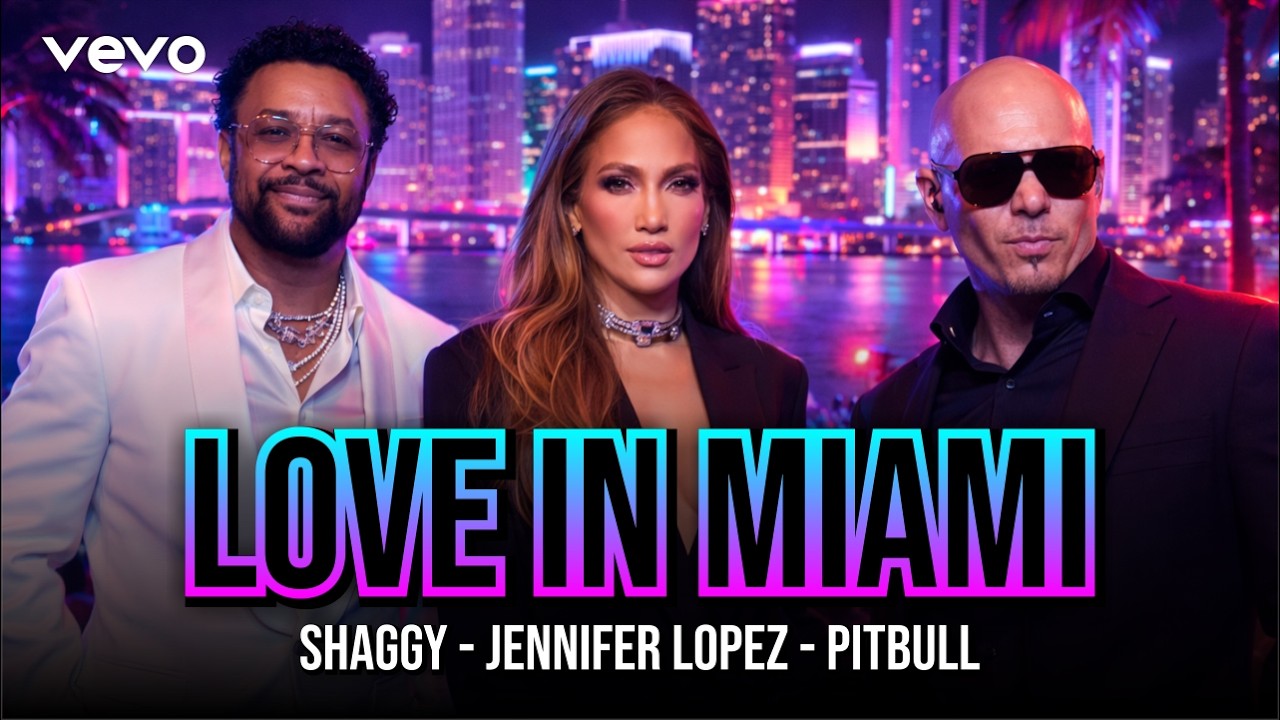 Shaggy x Jennifer Lopez x Pitbull &ndash; Love In Miami | EDM Mix 2026 (Official Ai Music Video)