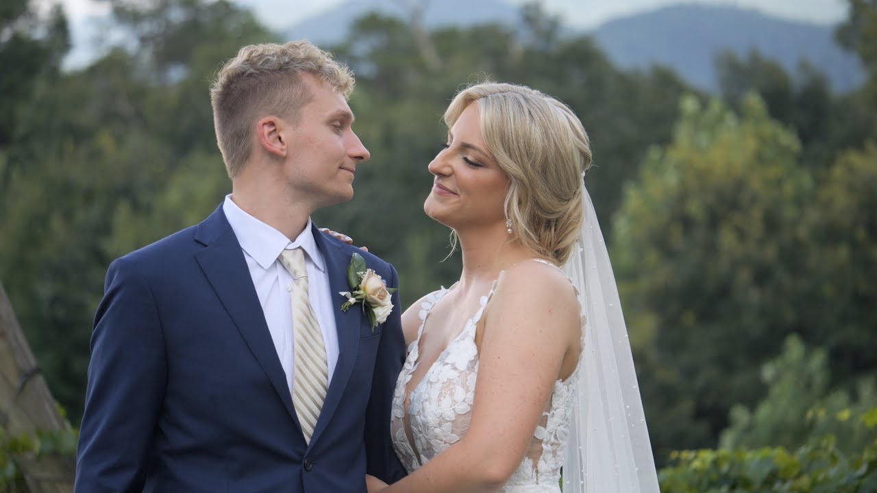 Aubrey & Nic's Wedding Highlight at Harper's Vineyard, Townsend TN