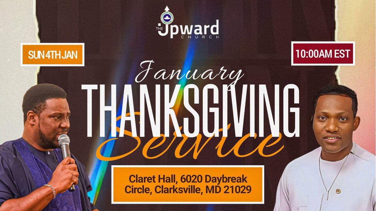 January 2026 Thanksgiving Service