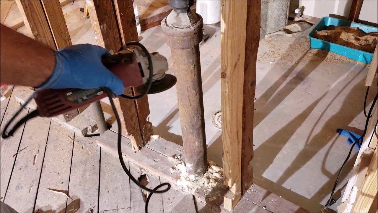 how to cut cast iron pipe DIY do it yourself