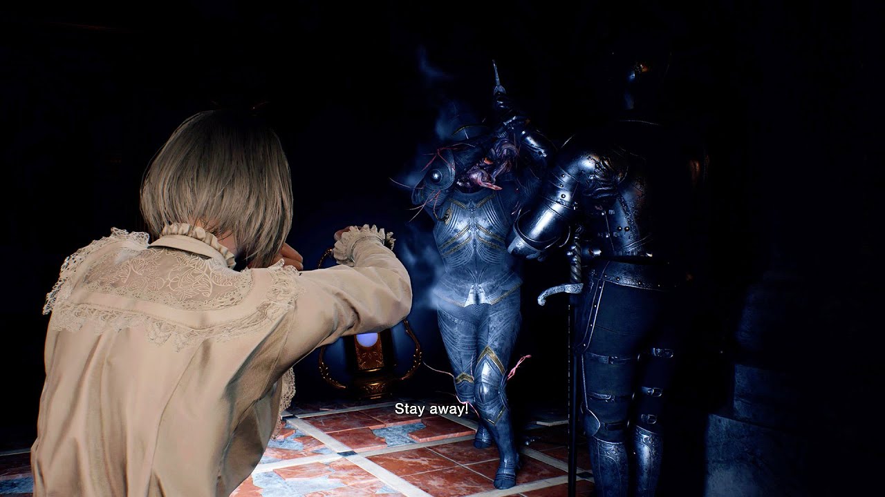 Resident Evil 4 Remake Ashley Gameplay - Terrifying Armor Chase Scene