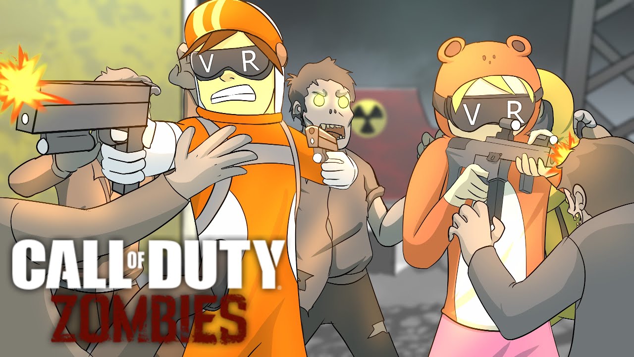 BLACK OPS ZOMBIES IN VR IS SCARY