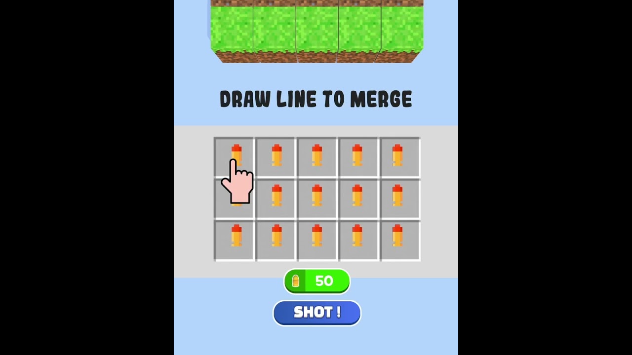 Top New  Hyper / Hybrid Casual Games :- Merge Bullet