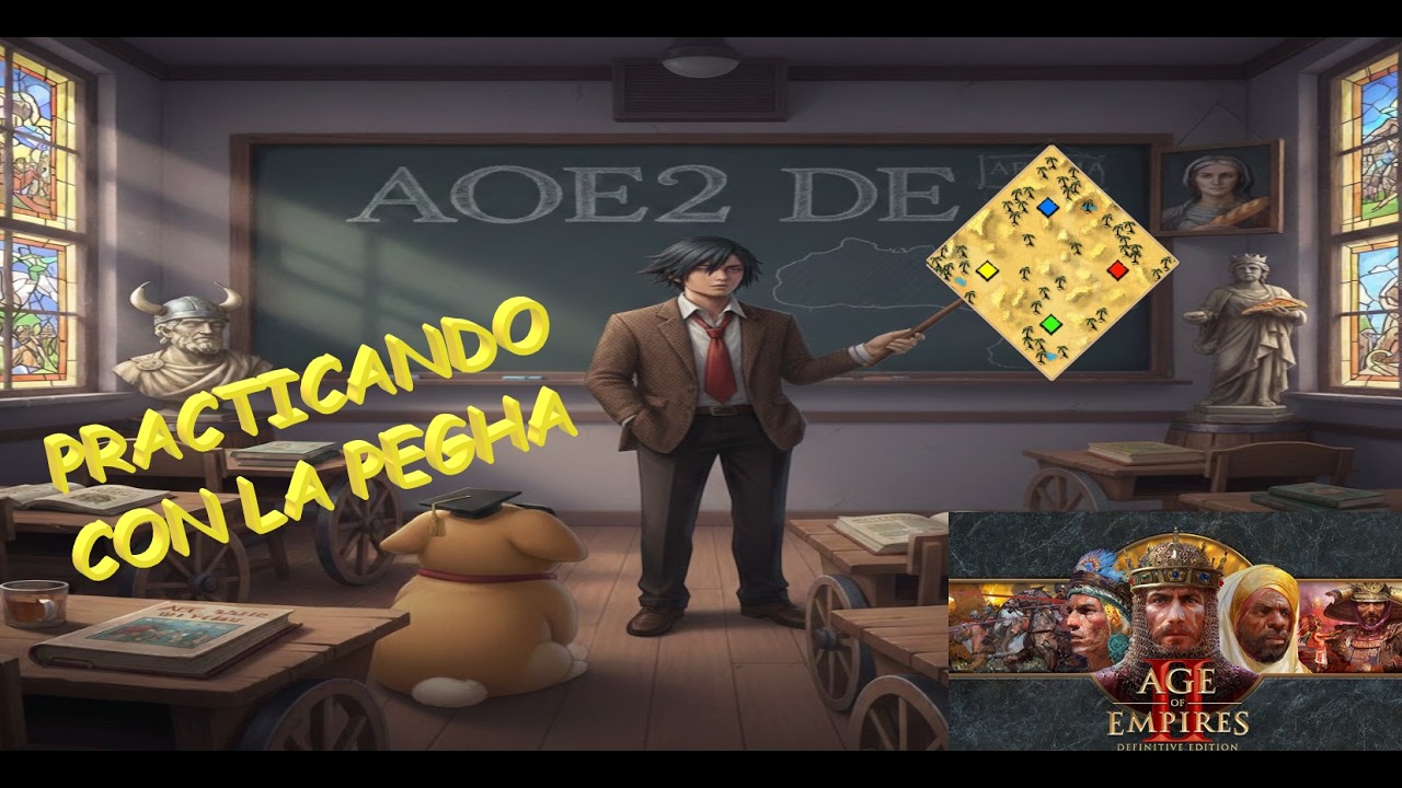 COUCHEANDO A LA PEGHA ENTRENANDO EL FC (AT NIGHT NEXT BENDY AND THE INK MACHINE) !m #dashow #aoe2