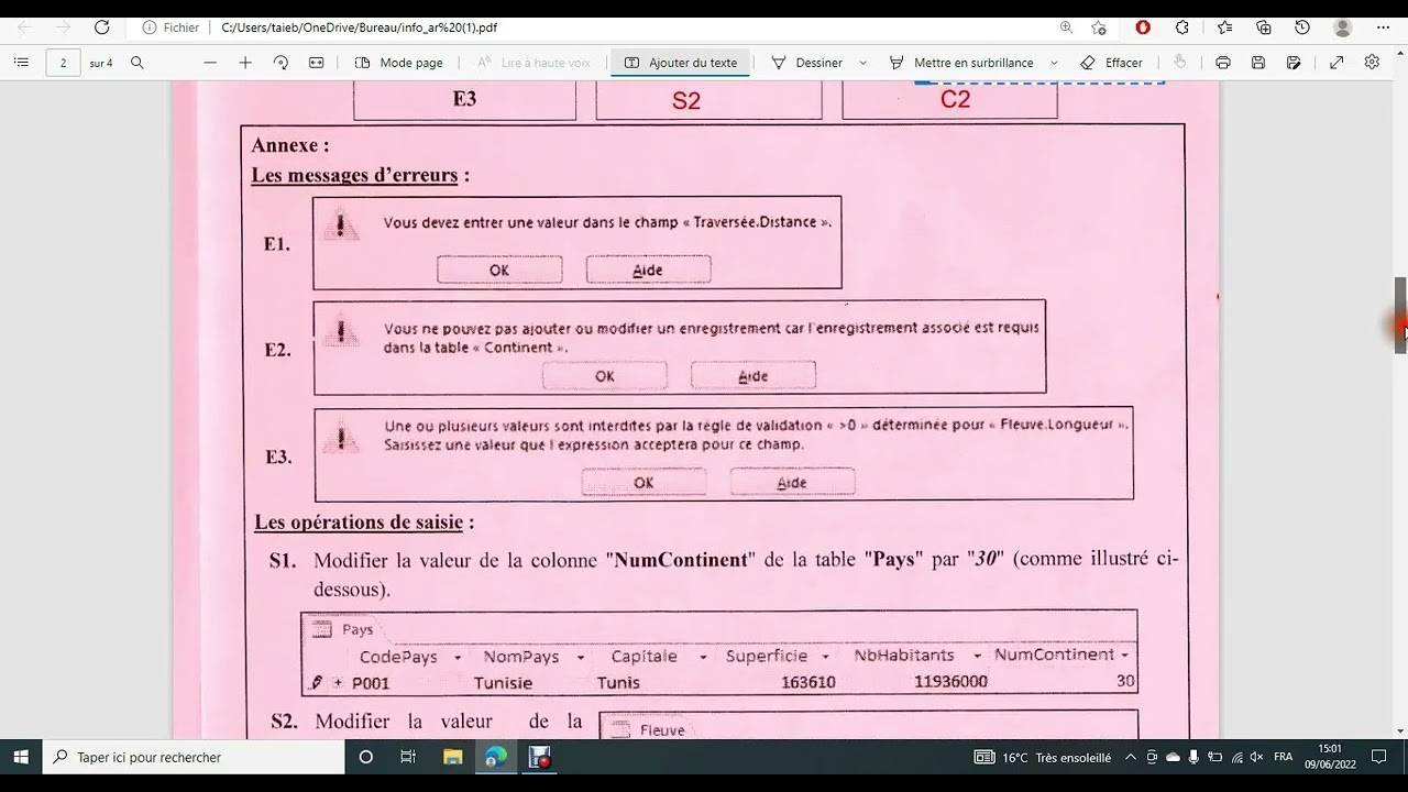 correction examen théorique 2022 nouveau regime