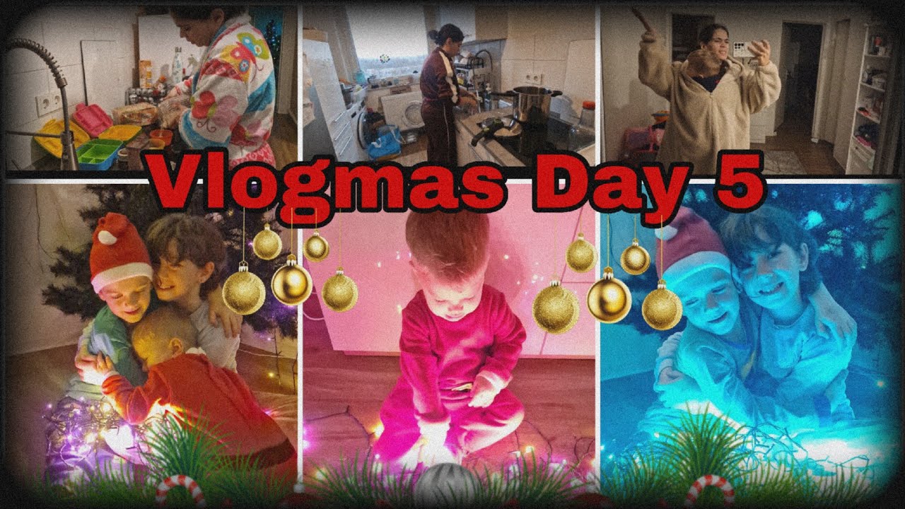 Vlogmas Day 5:  η μέρα μιας μαμάς με τρία παιδιά 🥰