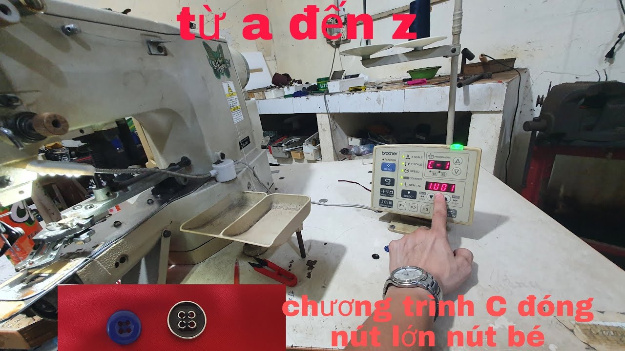 Cách cài đặt chương trình P- chương trình U-chương trình C,đóng các loại nút to nhỏ khac nhau