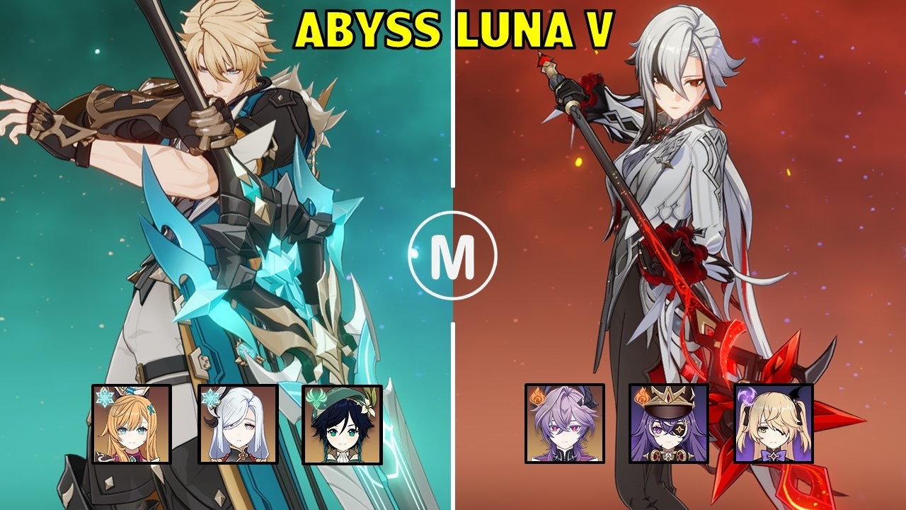 C2 Varka Cryo & C1 Arlecchino Overload - Spiral Abyss Luna V Genshin Impact