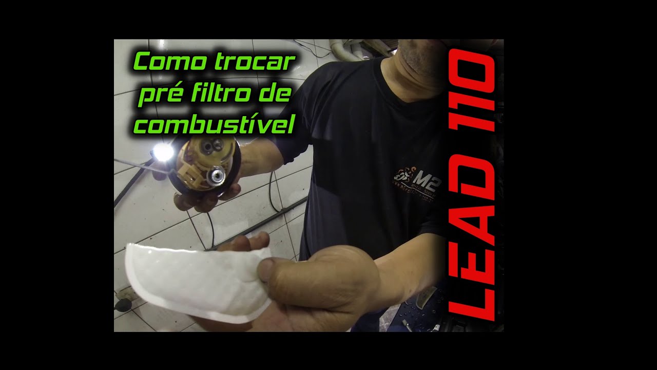 DICAS: Como trocar o pré filtro de combustível da HONDA LEAD 110