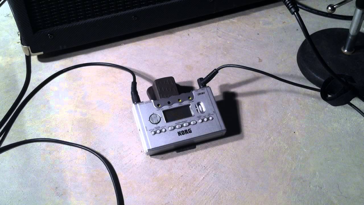 Korg Pandora PX5D (Flanger 4) Demo