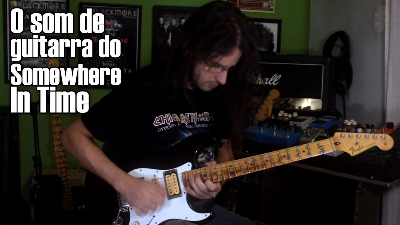 O som de guitarra do Somewhere In Time