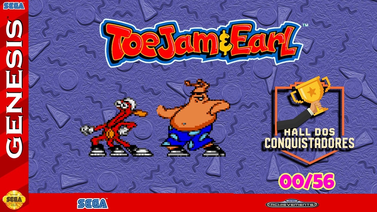 TOEJAM & EARL - Mega drive | 38/56 #halldosconquistadores  #retroachievements #megadrive